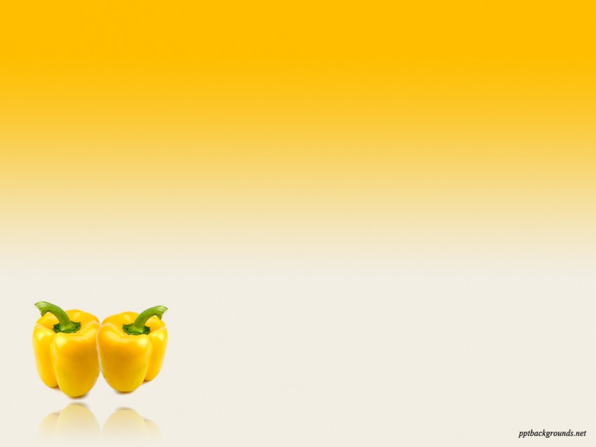 Yellow PPT PowerPoint Background With Juice