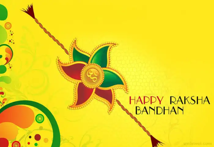 Yellow Rakhi Raksha Bandhan Background  HD Images