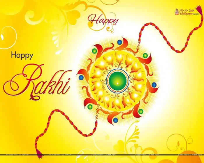 Yellow Rakhi Raksha Bandhan Background  HD Images