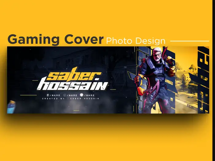 Yellow Youtube Gaming Cover Banner Background Free Images