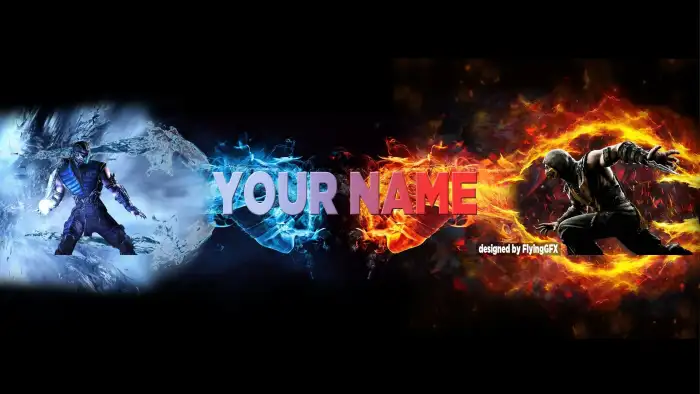 Youtube Gaming YoUR Name Banner Background Free Images