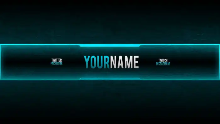 Youtube Gaming Your Name Cover Banner Background Free Images