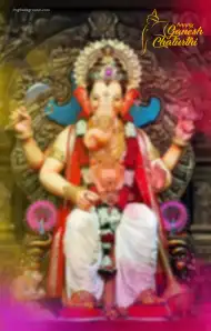 Ganesh Chaturthi Ganpati Full Body Statue Editing Background