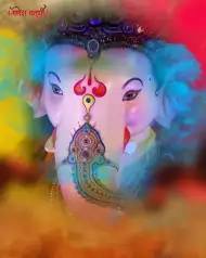 Ganpati Bappa face Photo Editing Background HD