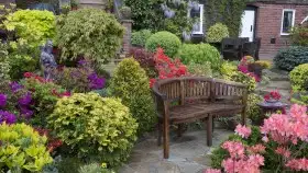 Garden Chair HD Background Wallpaper Download