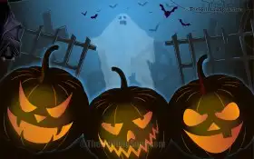 Halloween Garden HD Background Wallpaper