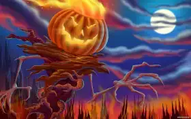 Halloween Pumpkin HD Wallpaper Background