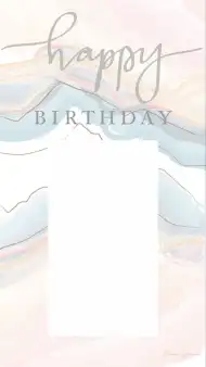 Instagram Happy Birthday Aesthetic Story Post Background