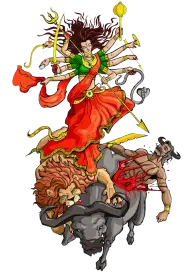 Maa Angry Clipart Durga PNG HD Images Download