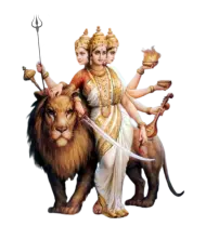 Maa Durga With Lion PNG HD Images Download