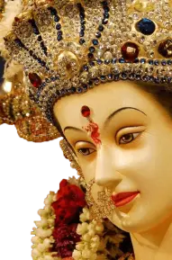 Mata Durga Devi face Full HD PNG Images Download