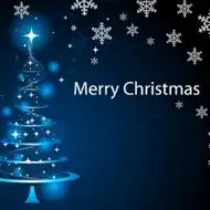 Cover Photo of Christmas Blue Background