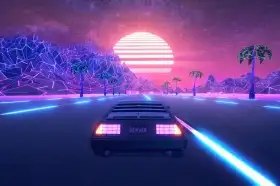 Cover Photo of Retro Road Background