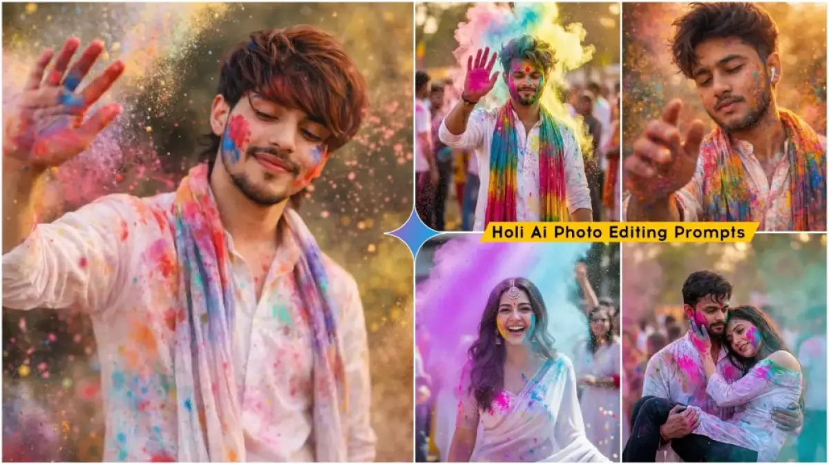 Profile Picture of Happy Holi Ai Photo Editing Prompts For Gemini