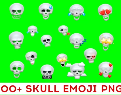 Skull Emoji  PNG
