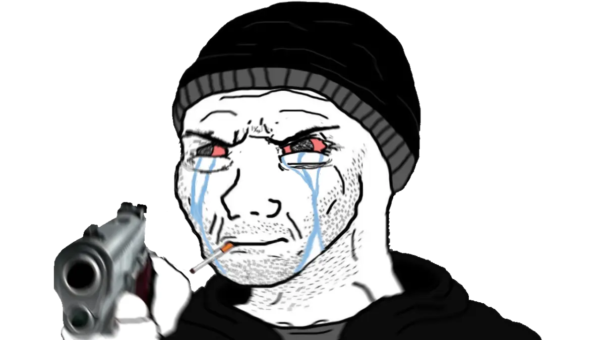Profile Picture of Wojak PNG